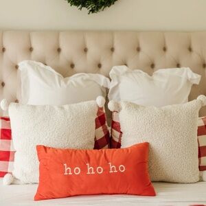 Sherpa Pom-Pom Cushion by Jillian Harris x Canvas